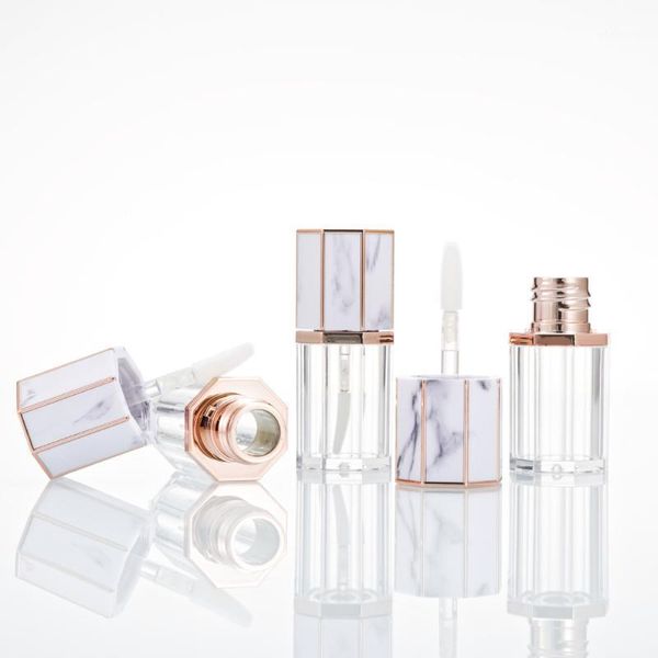 

storage bottles & jars empty lipgloss bottle square round tube diy lip gloss container transprent refillable tube1