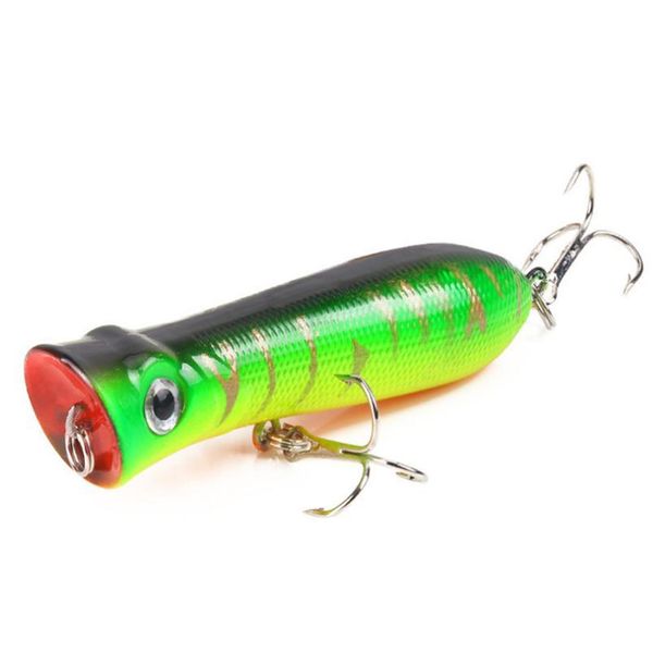 

1pcs 8cm 11.5g hard bait popper fishing lure 3d eyes pesca hooks isca artificial wobbler crankbait tackle bass carp qyljon