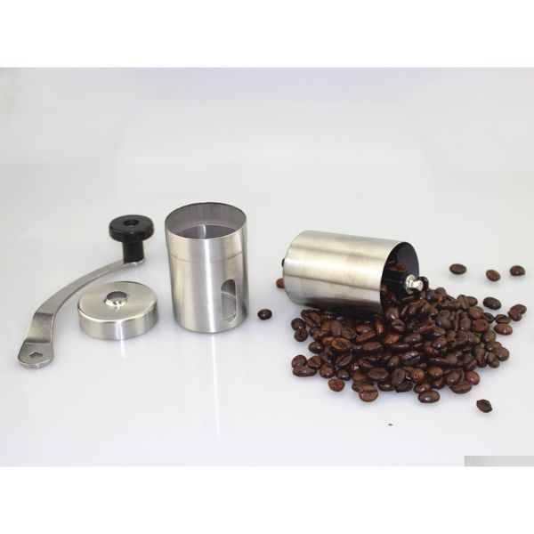 

custom logo coffee grinder bean mills manual stainless steel portable kitchen grinding tools perfumery cafe bar han jllqzu dayupshop