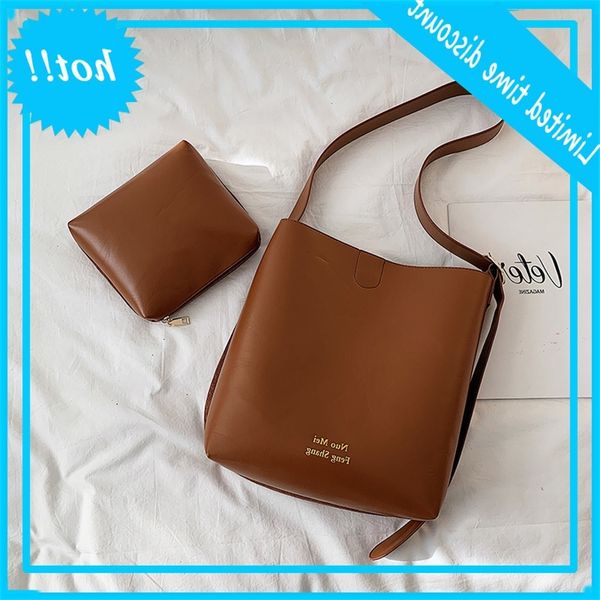 

2019 new fashion women's korean solid single shoulder messenger high capacity pu daughter bag