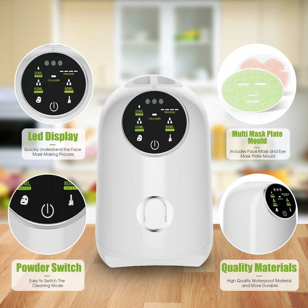 

facial mask maker machine touch screen smart automatic fruit natural vegetable collagen home use beauty salon spa care eng voice perfections