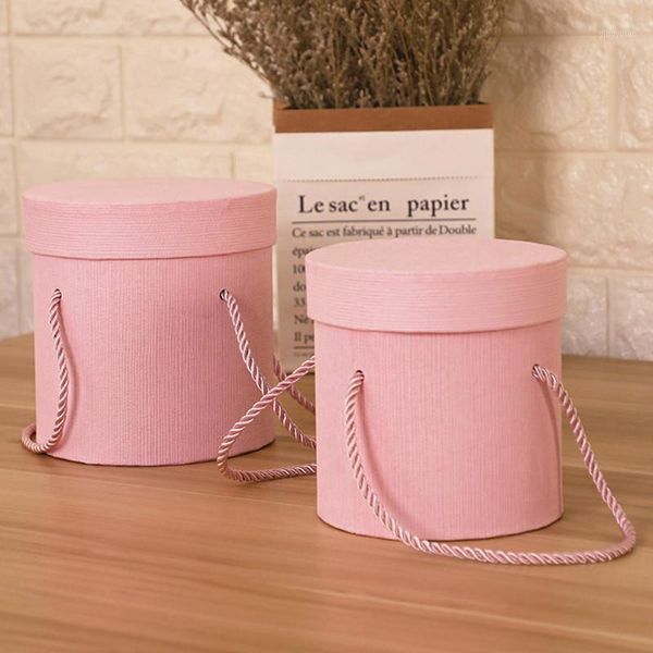 

wholesale mini gift box packaging dried flower bouquet vase small jewelry packing candy box party wedding hat boxes 12.8x12.8cm1