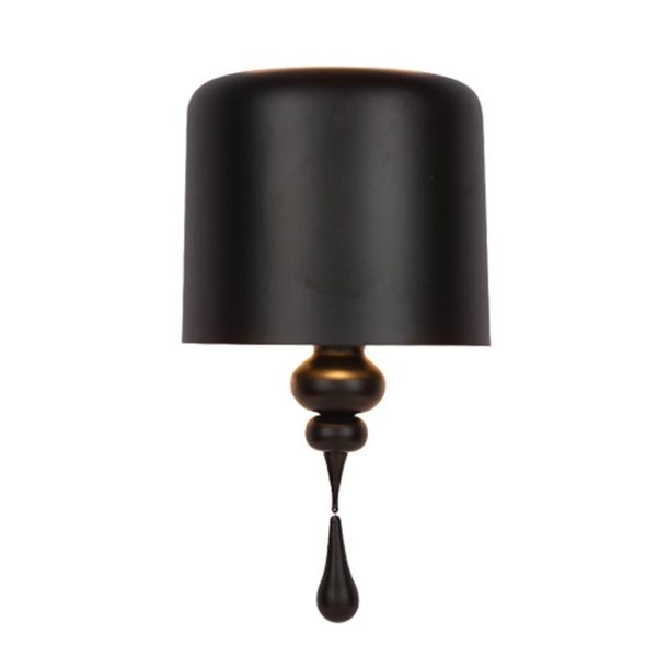 

loft nordic decoration home glass wall sconces lamparas de techo colgante moderna mirror light iron bedroom lamp