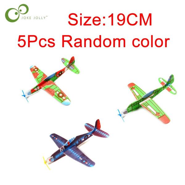 

diy eva 48 19cm hand throw glider airplane model foam gyroplane throw glider outdoor indoor parent child toy aircraft model yjn sqcvfn