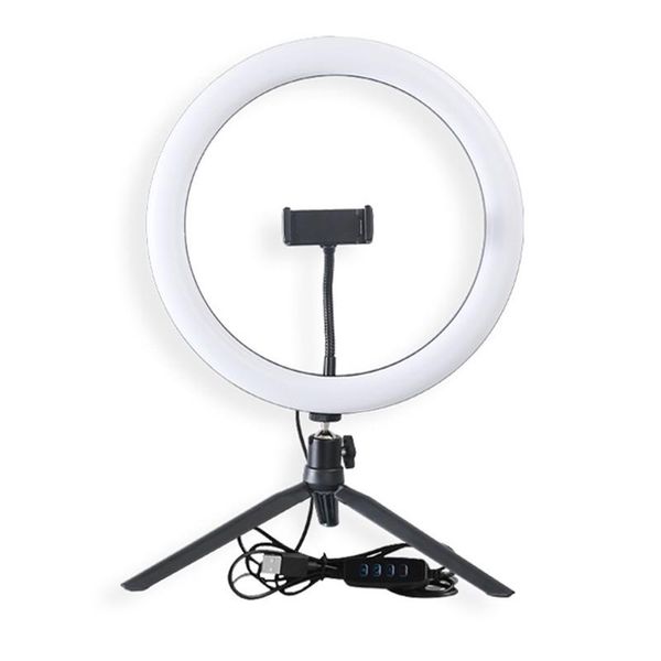 

p led selfie stick ring fill light 13inch dimmable camera phone ring lamp with stand tripod for makeup video live studio