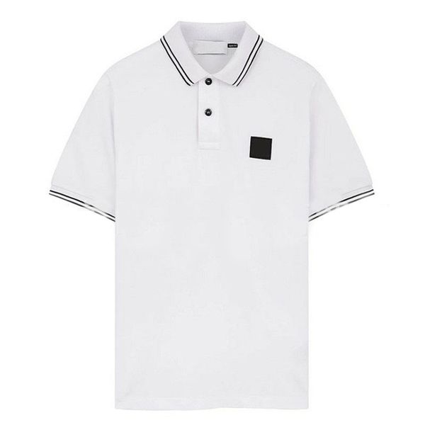 

mens designer poloshirts summer men women short sleeve polotees badge shirts men womens clothes size s-3xl high quanlity, White;black