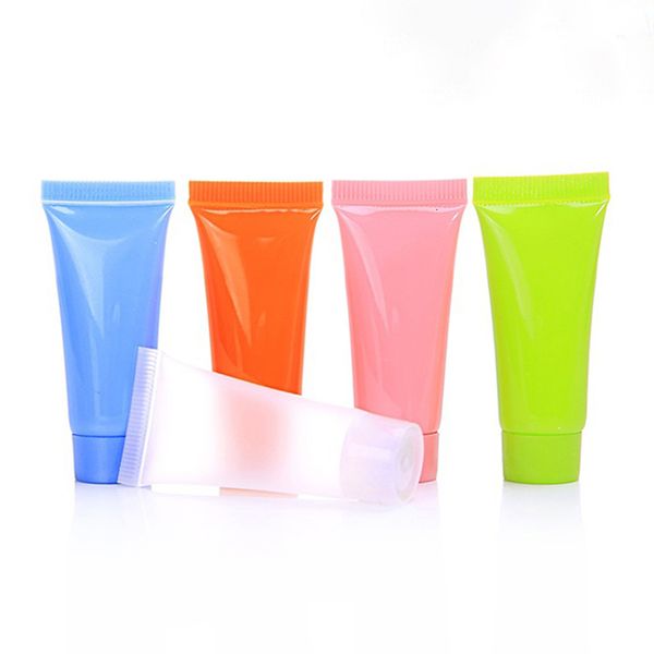 

10ml transparent plastic hand lotion tube bottle cosmetic cream container split bottles