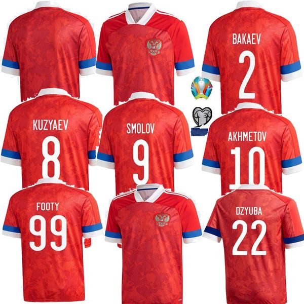 

2020 2021 russia soccer jerseys 10 arshavin miranchuk 18 zhirkov 21 erokhin 23 kombarov smolov men football shirt, Black;yellow