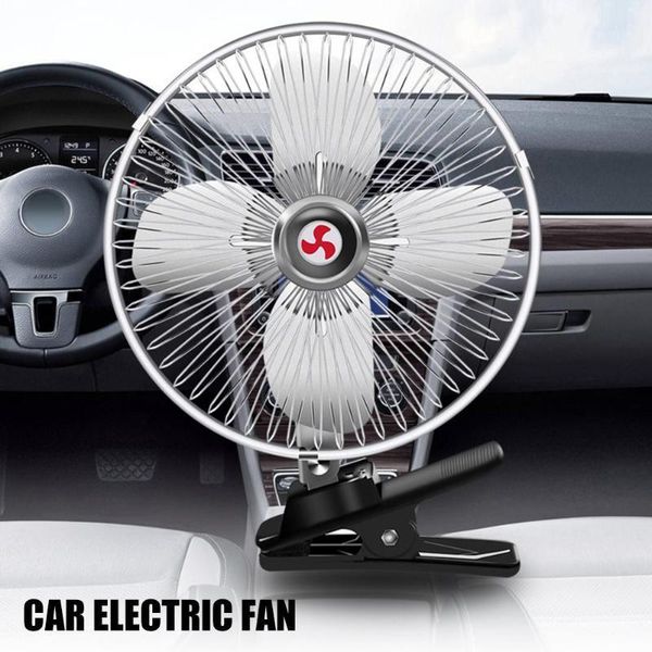 

12v/24v mini electric car fan low noise car air conditioner rotating cooling fan in the cooler ventilador summer1
