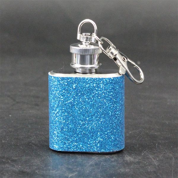

stainless steel wine bottle with key buckle small hip flask multi colors wines pot new arrival 4 5td l1