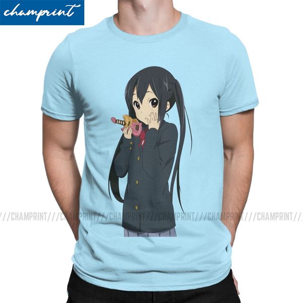 

men azusa nakano t shirt k-on japan music anime clothing funny short sleeve o neck tees gift t-shirt sport hooded sweatshirt hoodie