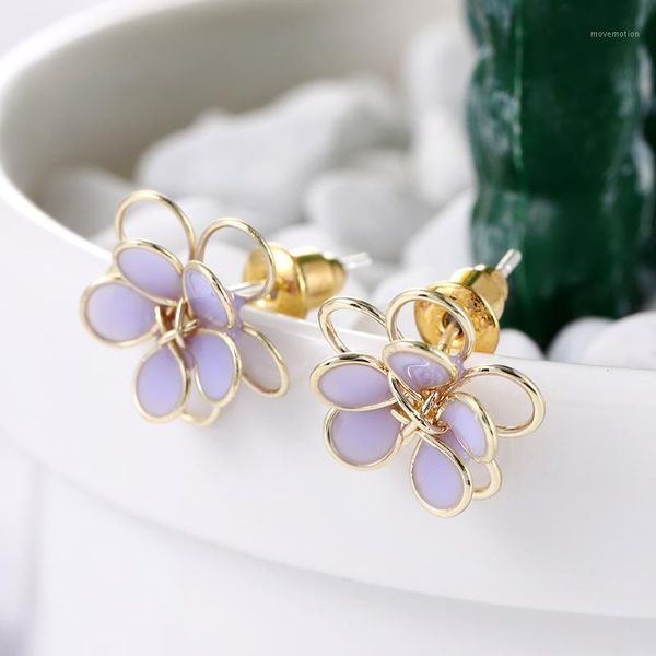 

Fashion Mori Small Fresh Romantic Cherry Earrings Korean Temperament Simple Sweet Girl Stud Earrings New Hot Sale1, Golden;silver