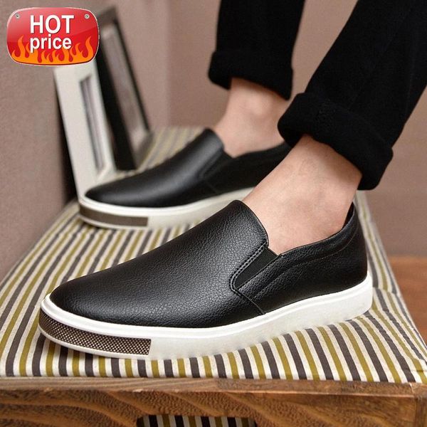 

men's loafers leather flat casual shoes men outdoor breathable slip-on soft leather driving shoes moccasins tenis masculino #dx2f