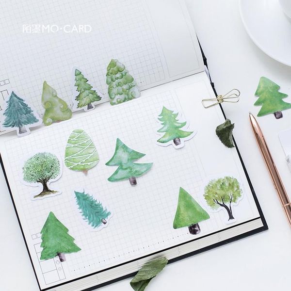 

2016 tive little лесные деревья декоративные наклейки клей стикеры diy украшения дневник наклейки коробка пакет творческий маленький h