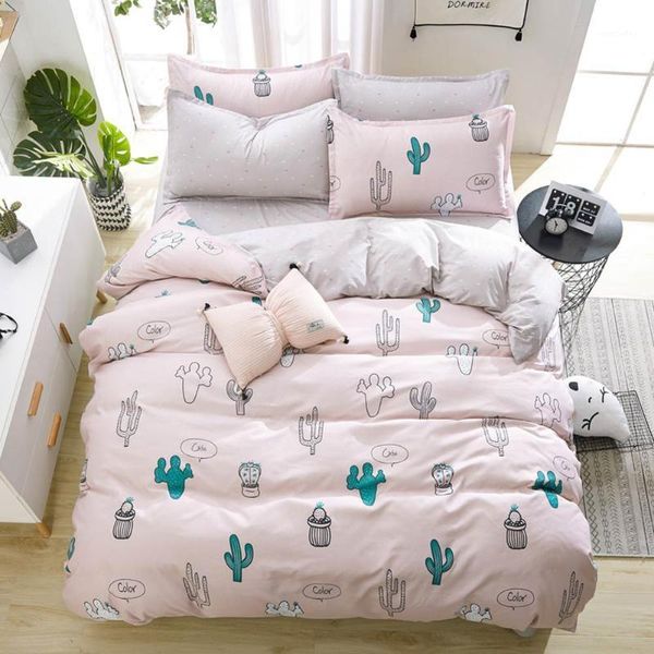 

svetanya soft bedding set floral cartoon linens single double  king size1