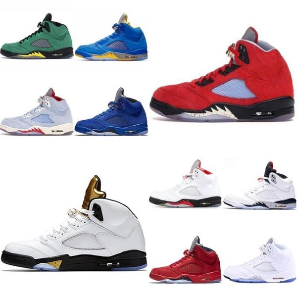 

new mens 5 5s 4s 12s 13s 6s basketballs shoes sneaker white cement sneakers designer chaussures trainer sneakers men size 7-13 dh5-145212