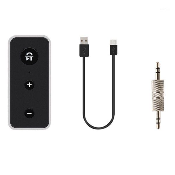 

3.5mm aux jack wireless bluetooth 5.0 adapter car mp3 player bluetooth receiver handsspeaker headphone adapter1