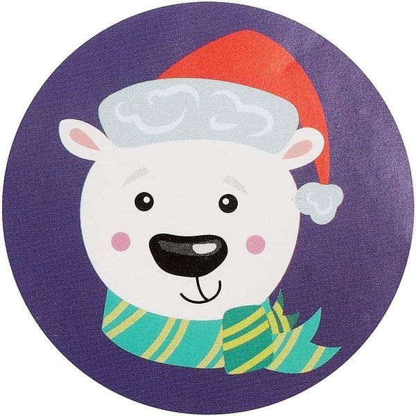 

8 seal labels stickers 500pcs/roll designs christmas pattern cartoon reward sticker for kids toys gift waterproof