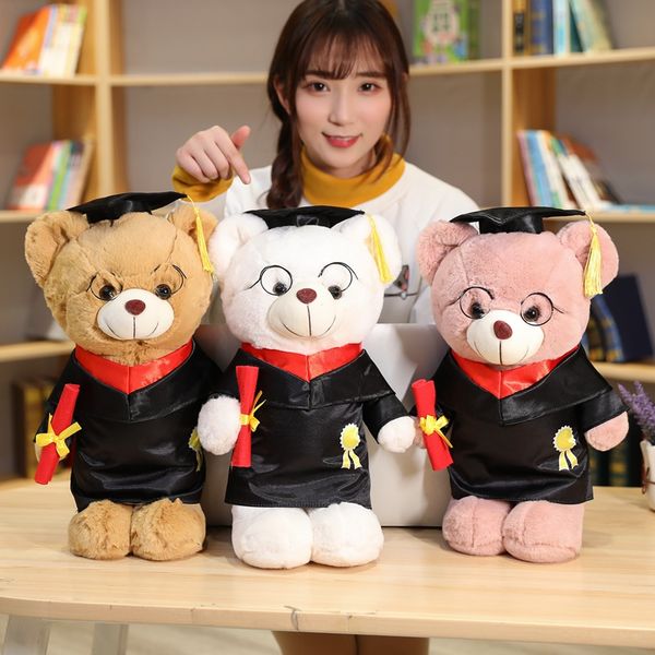 

1pcs 40cm graduation season doctor bear plush toy animal stuffed baby baby children children toy home decoration girl gift