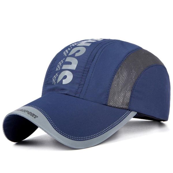 

visors 2021 quick-drying cap men's casual korean fashion hat unisex, Blue;gray