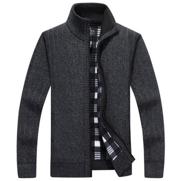 

men's sweaters 2021 winter mens knitted thicken coats hood male sweater casual keep warm cardigan men, White;black