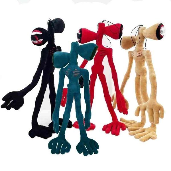 

55cm bendable plush toys office decoration standing siren head stuffed toy deskornaments plushie dolls