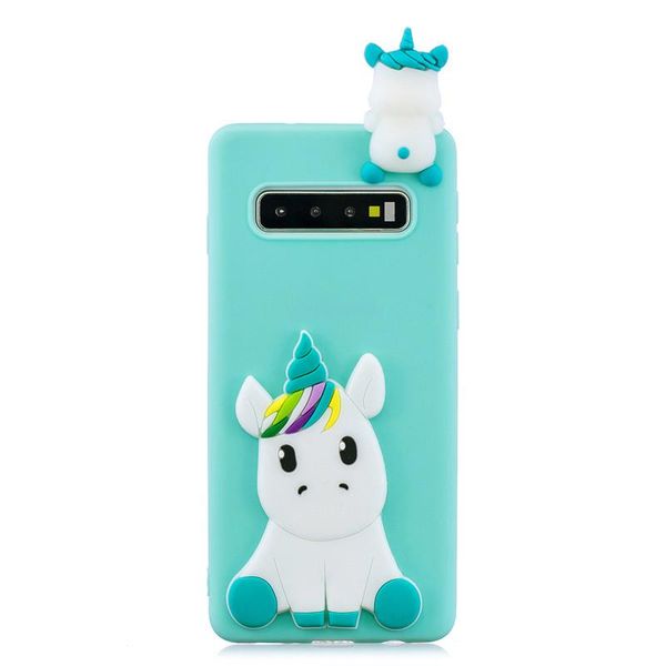 

flykylin unicorn panda panda case для samsung galaxy s10 plus s10e s7 edge s8 s9 plus задняя крышка на мягких силиконах tpu 3d sqcjvg cass20