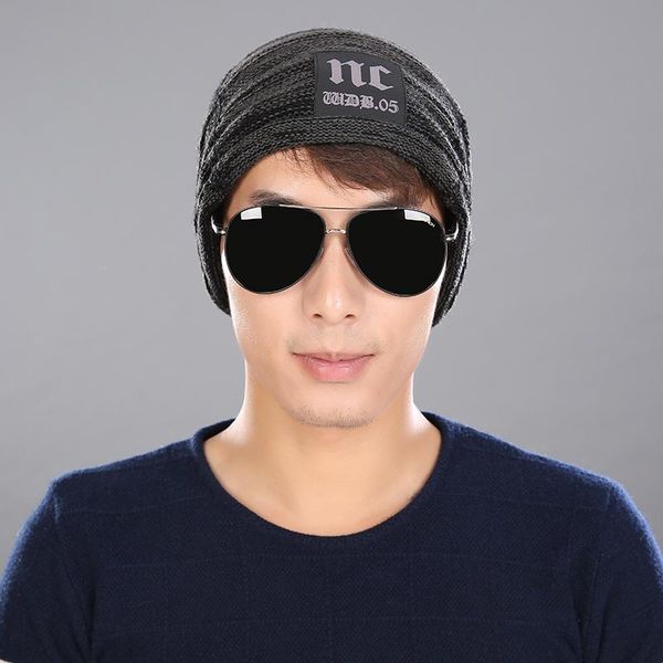 

flb] male cap men beanie caps boys winter hats for man knitted beanies hat stripes gorra color bonnet bone caps man's and bbyqlp bdeho, Black;white