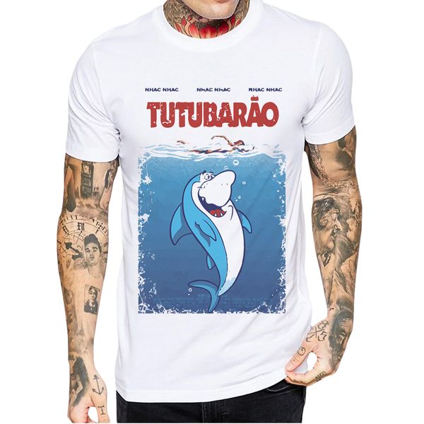 

new summer o neck mens cartoon shark shirts short sleeve tees playeras de hombre sport hooded sweatshirt hoodie men t shirt