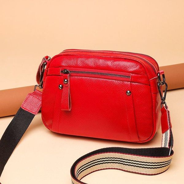 

shoulder bags fashion women genuine leather brand natural cowhide female crossbody bag luxury small messenger tote