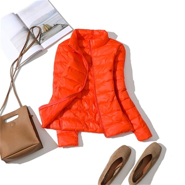 

2021 new ultra light new parkas basic winter velvet woman in hood autumn jackets down the women's jacket outwear 2pdx, Black