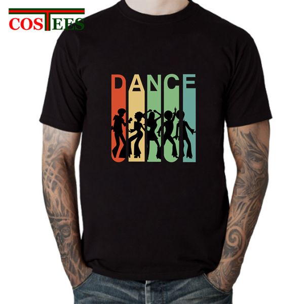 

retro dance gift tee vintage groovy disco 70s gift silhouette 80's dancer new summer dancing sport hooded sweatshirt hoodie men t shirt