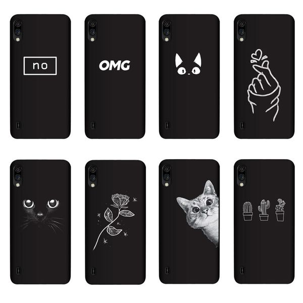 

soft silicone cover for zte blade a5 2020 case painting pattern matte phone cases flower dog cat funda