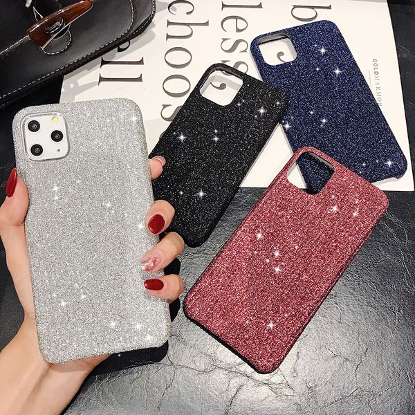 

shining gold warm velvet pattern case for iphone 11 pro xr x xs max 8 7 6 6s plus bling glitter soft anti shock back cover