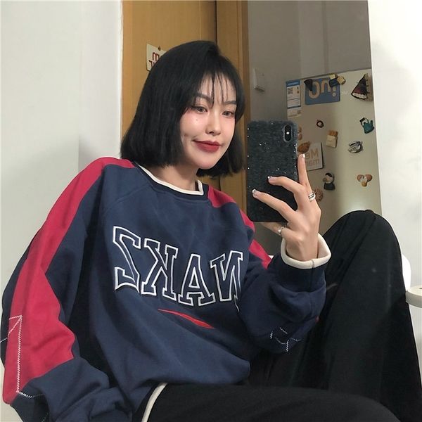 

onfax 312 6535 fish scale autumn korean large women's clothingstyle 312 embroidery women thin 6535 fish scale large sweaterautumn korea, Black