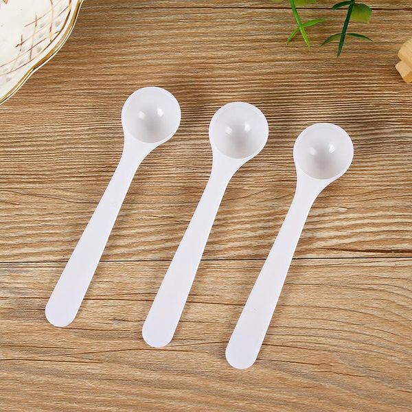 

1g/2ml plastic measuring spoon for coffee milk protein powder kitchen scoop