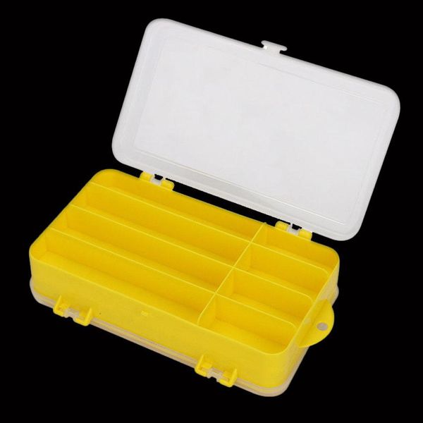 

реверсивный приманка дело 13 номеров двухсторонний пластиковые приманки джиг storage box высокопрочный рыболовные снасти аксессуары коробки