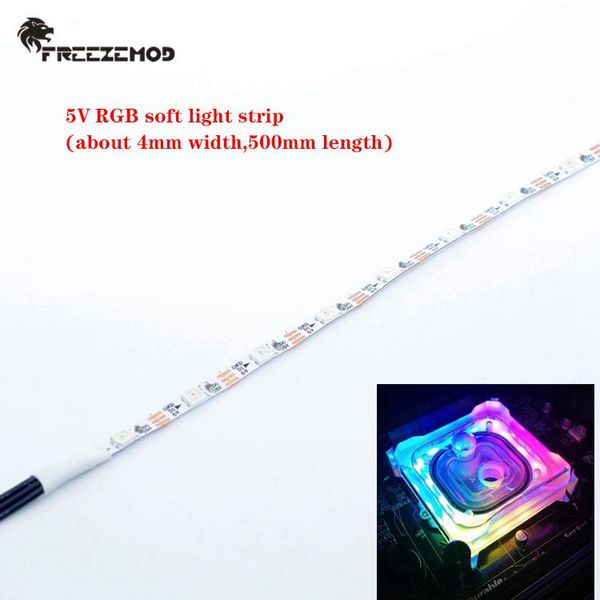 

fans & coolings emod chassis water cooler rainbow light bar 5v aurora full color belt 4mm. ykdb-ch