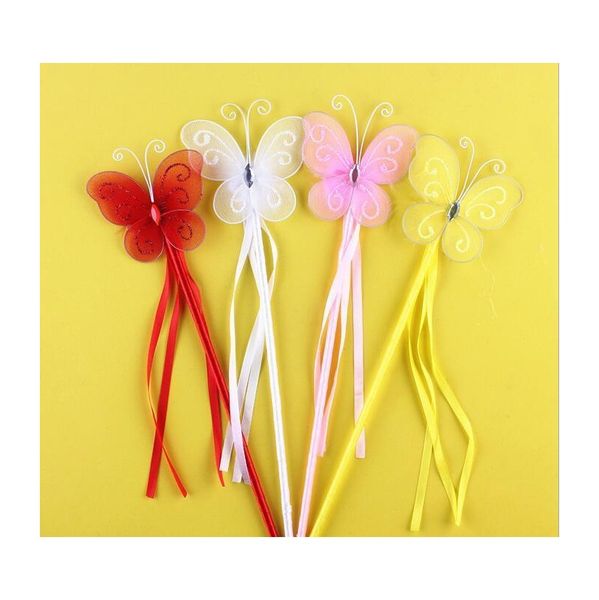 

new colors princess butterfly fairy wand magic sticks birthday party favor girl gift 4color white jlldzl mx_home