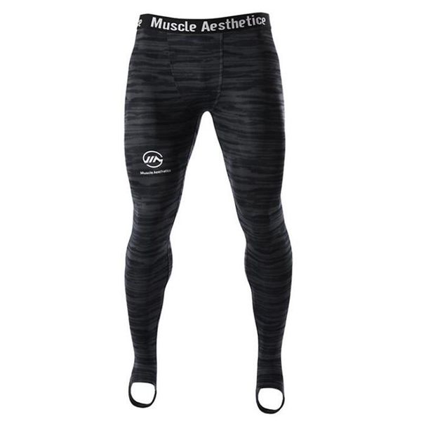 

men leggings compression running tights sport jogging male gym fitness pants quick dry trousers workout training yoga sweatpants, Black;blue