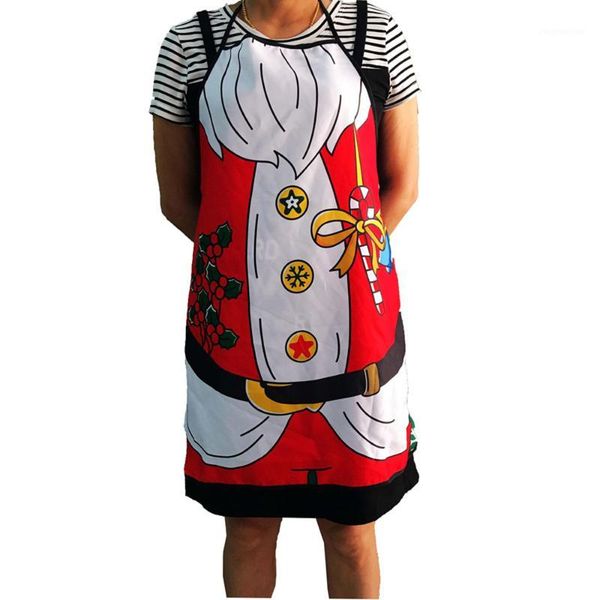 

aprons christmas cooking apron selling stylish and creative printing oldman whimsy novelty kitchen tool1