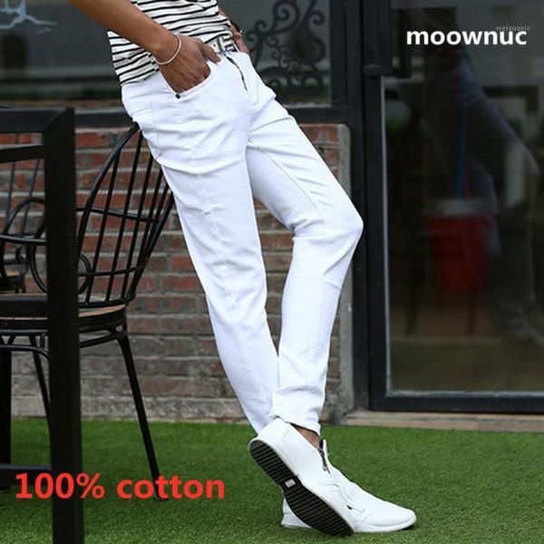 

2021 autumn new style men's casual slim fit trousers elastic men jeans fashion classic denim skinny jeans mens1, Blue