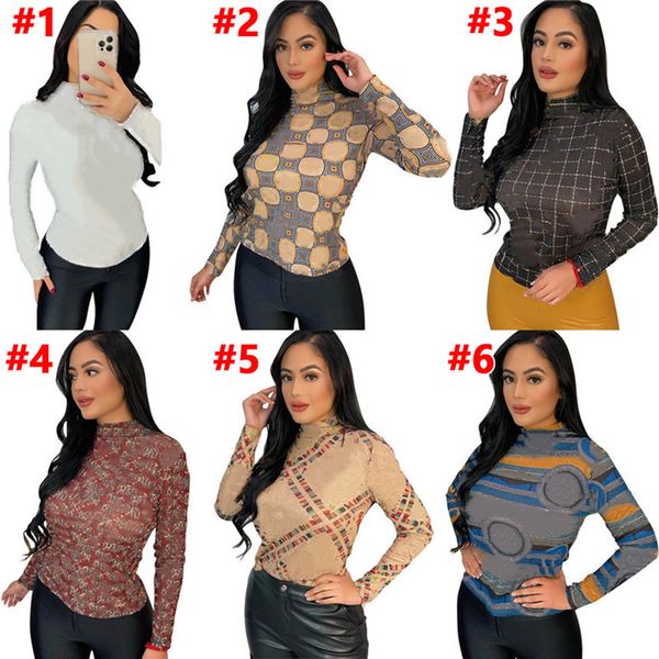 

women casual t-shirt nigh neck tank letter print tee-fashion long sleeve tee shirts fashion fall winter clothing plus size 4311, White