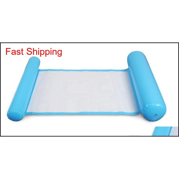 

environmental protection double-purpose backrest pvc water hammock inflatable floating drainage floating bed single person floating bed pln