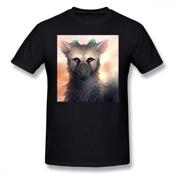 

trico t shirt trico the last guardian t-shirt male basic tee shirt print fun short-sleeve cotton 4xl tshirt sport hooded sweatshirt hoodie
