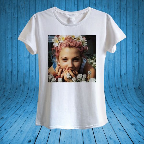

дрю бэрримор актриса daisy movie star t-shirt 100 хлопок унисекс женщины harajuku хип-хоп tee shirt спорт толстовка с капюшоном толстовка