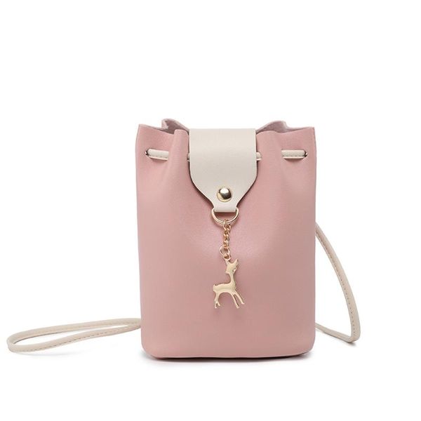 

mini bag#h25 shoulder bags crossbody fashion phone coin purse female pendant bags bucket messenger deer mvdjn