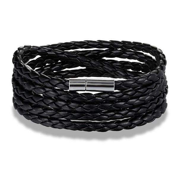 

tangyin 2018 survival rope chain multilayer charm pu braided leather bracelet men bracelet for women jewelry na qyljrt