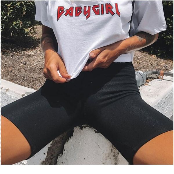 

ladies outdoor exercise plain active summer cycling shorts stretch basic short solid black soft wear shorts for wome wmtcxy, Black;blue