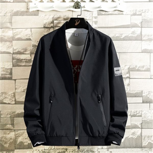 

2021 men's autumn thin-fitting new winter long-sleeve jacket lapel young clothes j76l, Black;brown